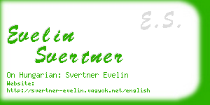 evelin svertner business card